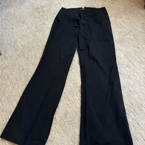 Black Wide-Leg Trousers Banana Republic